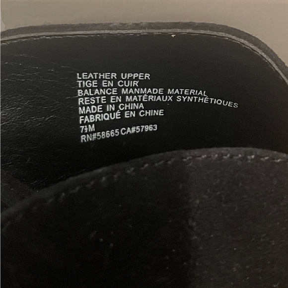 BP Open Toe Mule Black Heels Size 7.5 - Picture 4 of 5